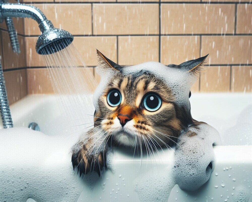 Tips For Bathing A Cat